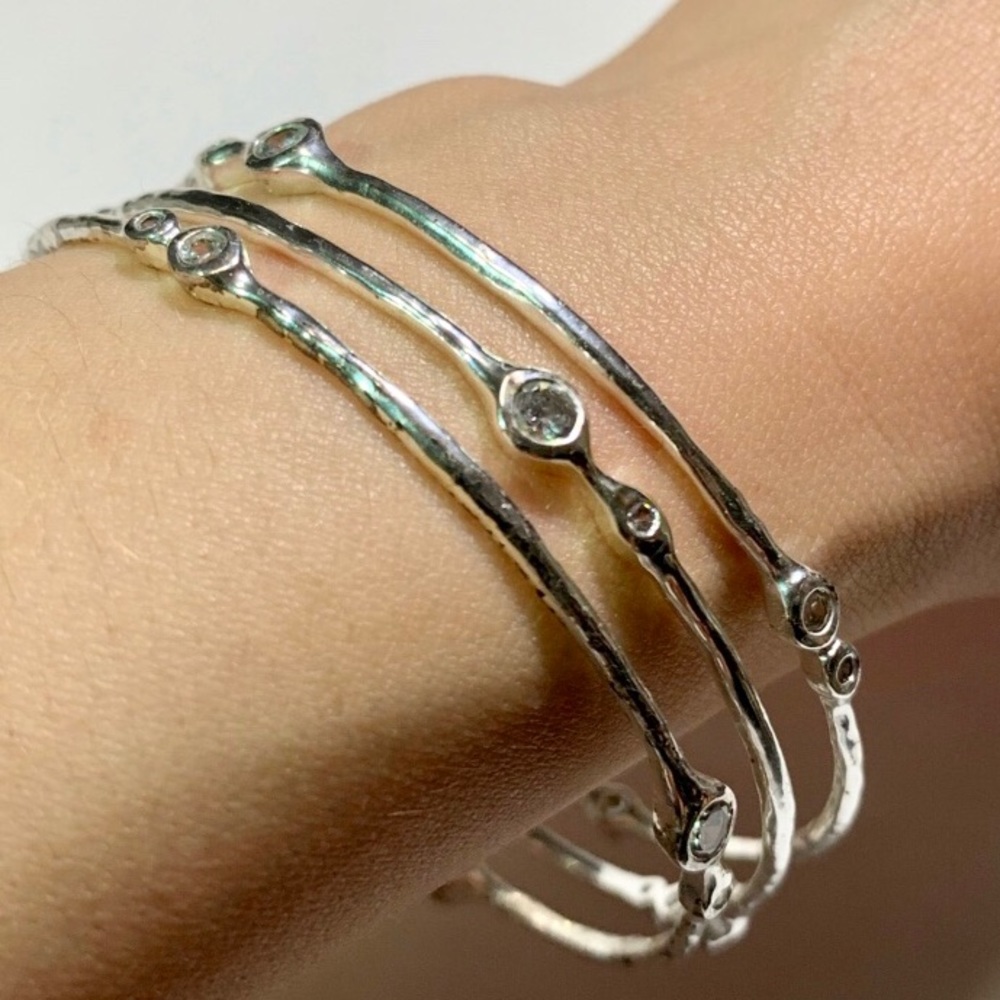 Retired Stella & Dot (3) Devi Bangle Bracelets